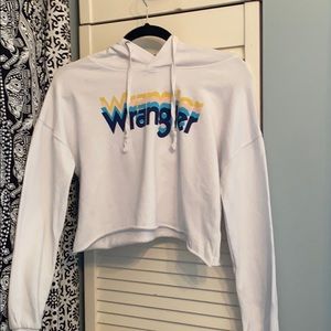 Wrangler cropped hoodie